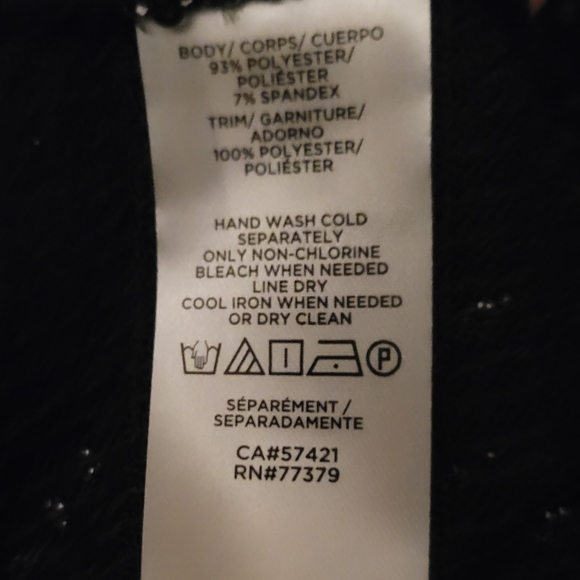 Ann Taylor Factory Draped Sequin Cami Black - Picture 5 of 6